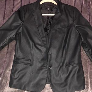 Black Blazer Sleeve button detail Size L